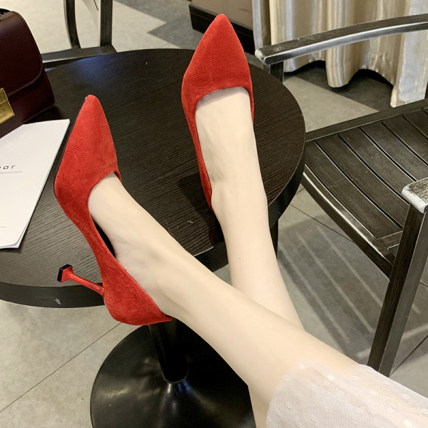 Ženske antilop cipele na visoku petu