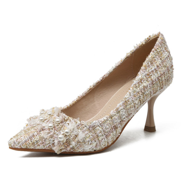 Novi model ženskih cipela sa biserima - model na špic