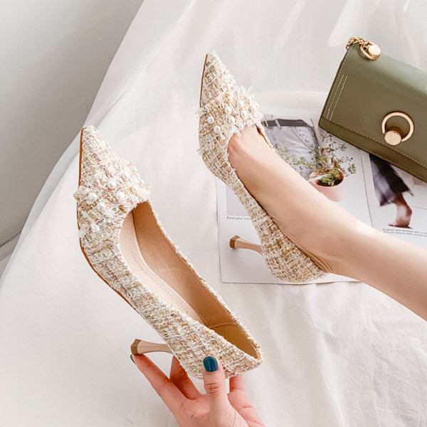 Novi model ženskih cipela sa biserima - model na špic