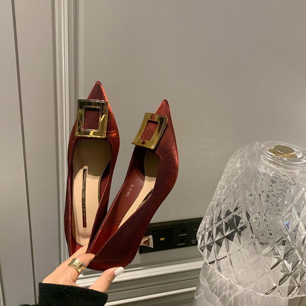 Moderne ženske cipele na petu 5 cm u više boja