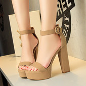 Moderne ženske sandale s remenom i petom od 13 cm