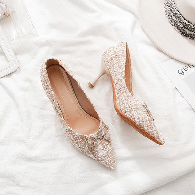 Ženske casual cipele s trakom i tankom petom