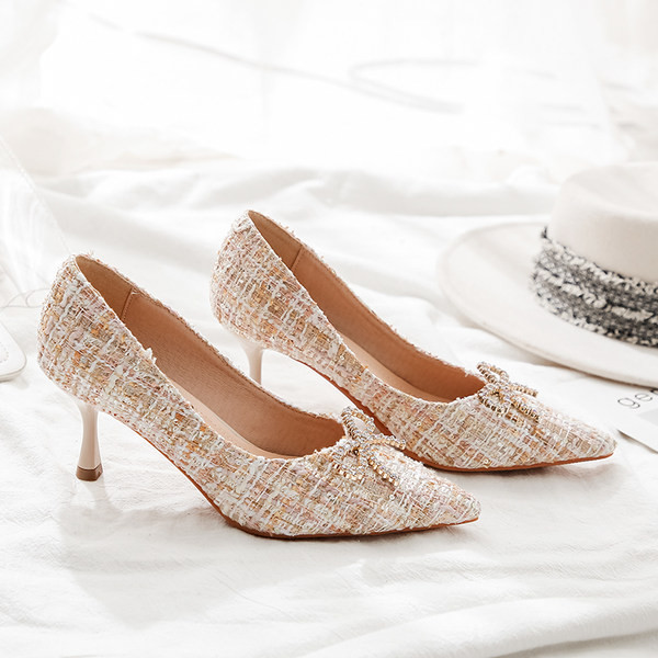 Ženske casual cipele s trakom i tankom petom