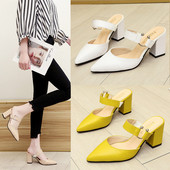 Aktuelne ženske cipele sa debelom petom 7 cm