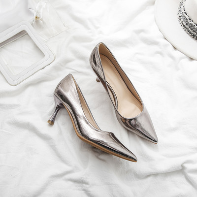 Casual ženske cipele model na špic s potpeticom