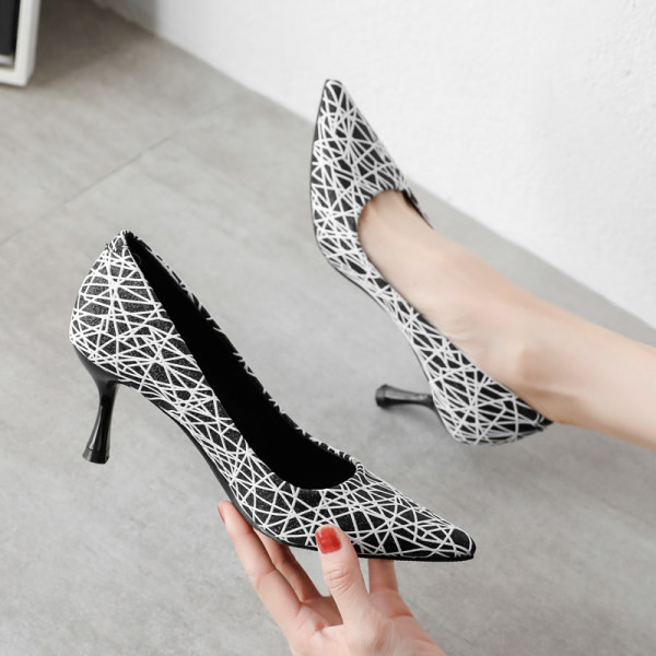 Moderne ženske cipele na visoku petu - model na špic