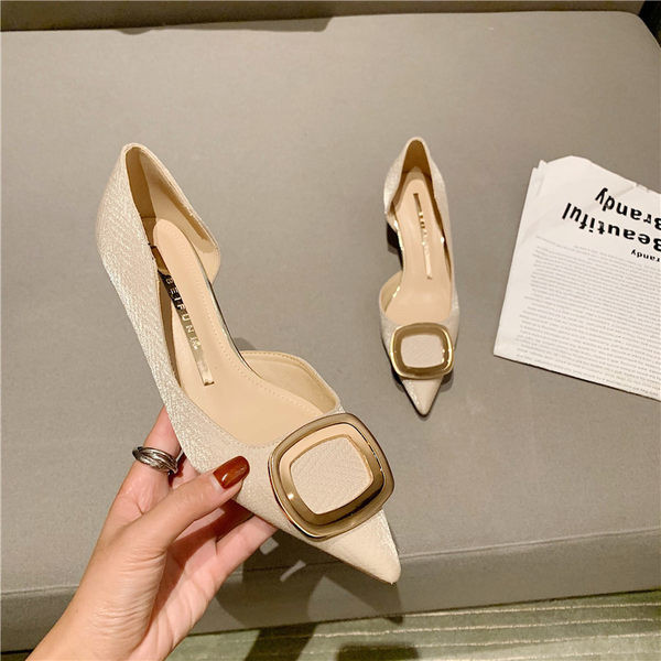 Novi model ženskih cipela sa kopčom i petom visine 5 cm