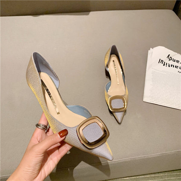 Novi model ženskih cipela sa kopčom i petom visine 5 cm