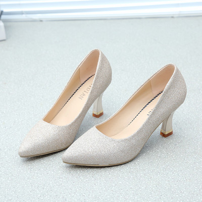 Ženske cipele na špic sa petom 6 cm