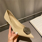 Novi model ženskih cipela od umjetne kože na petu 5 cm