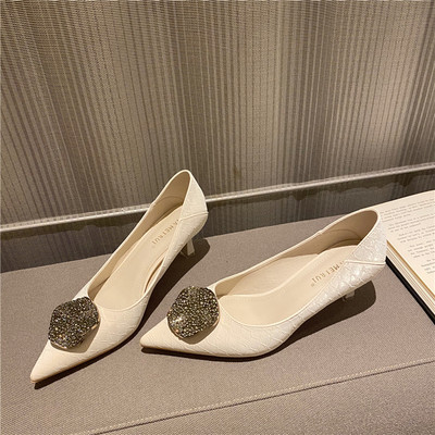 Novi model ženskih cipela od umjetne kože na petu 5 cm