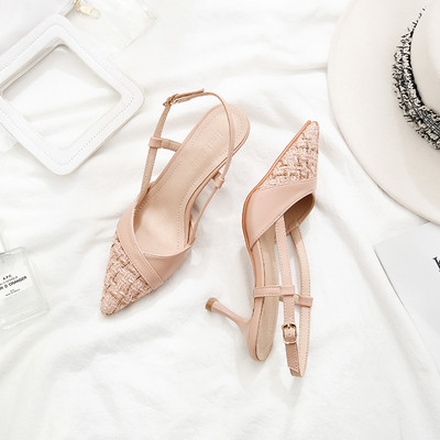 Ženske casual cipele na tanku petu u tri boje - model na špic