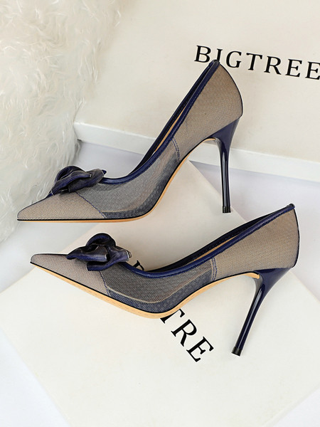 Moderne ženske cipele s mrežicom i trakom