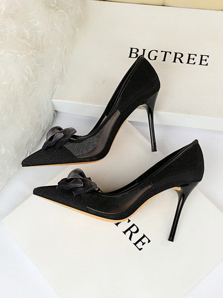 Moderne ženske cipele s mrežicom i trakom