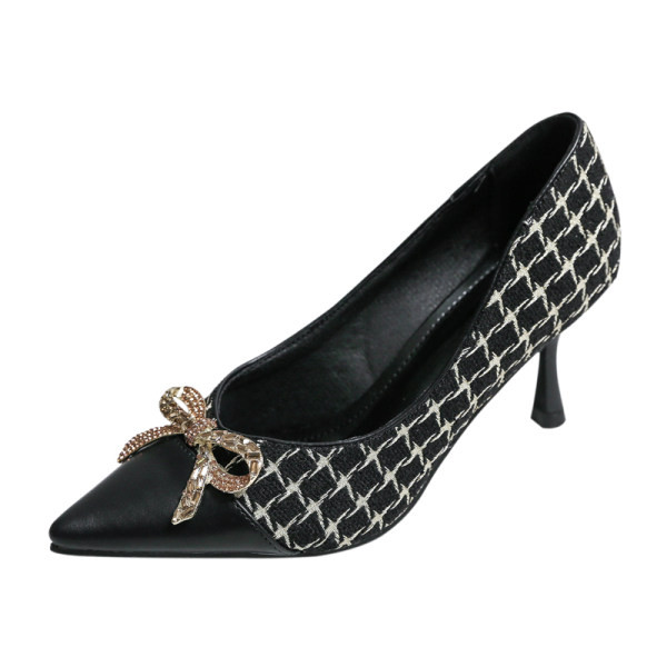 Ženske casual cipele s trakom u bež i crnoj boji