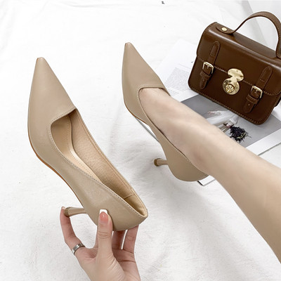 Ženske kožne cipele u četiri boje - model na špic