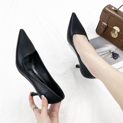 Ženske kožne cipele u četiri boje - model na špic