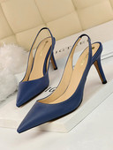 Ženske casual sandale na srednju petu od eko kože