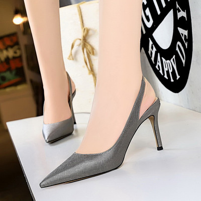 Ženske casual sandale na srednju petu od eko kože