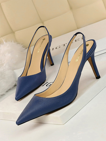 Ženske casual sandale na srednju petu od eko kože