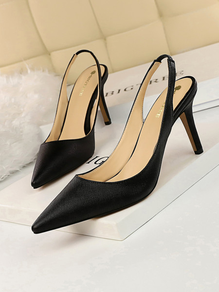 Ženske casual sandale na srednju petu od eko kože