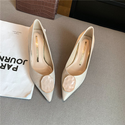 Moderne ženske cipele na špic u tri boje