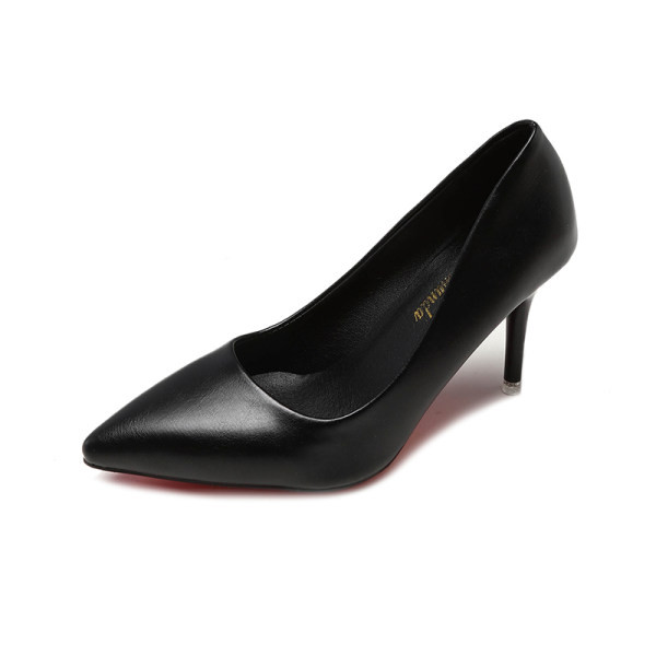 Ženske cipele na špic običan model sa petom 7 cm