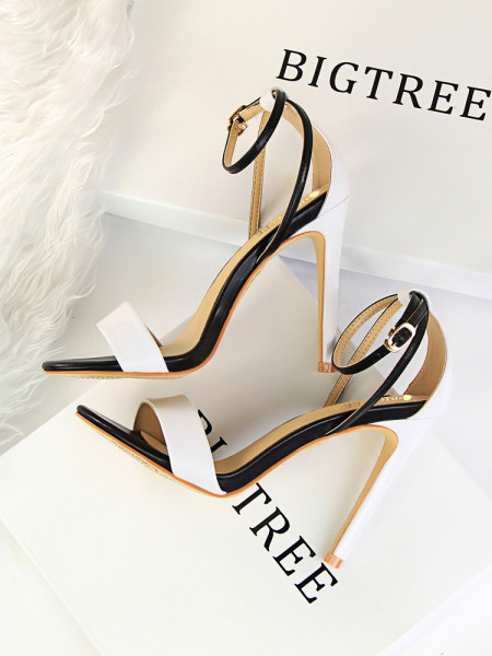 Moderne sandale na visoku petu i tanke remenčiće