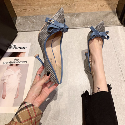 Moderne ženske cipele s trakom i tankom petom od 9,5 cm