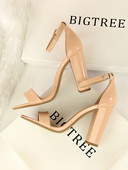 Elegantne ženske sandale sa remenom od eko kože