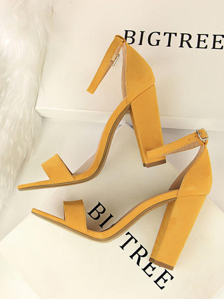 Elegantne ženske sandale sa remenom od eko kože