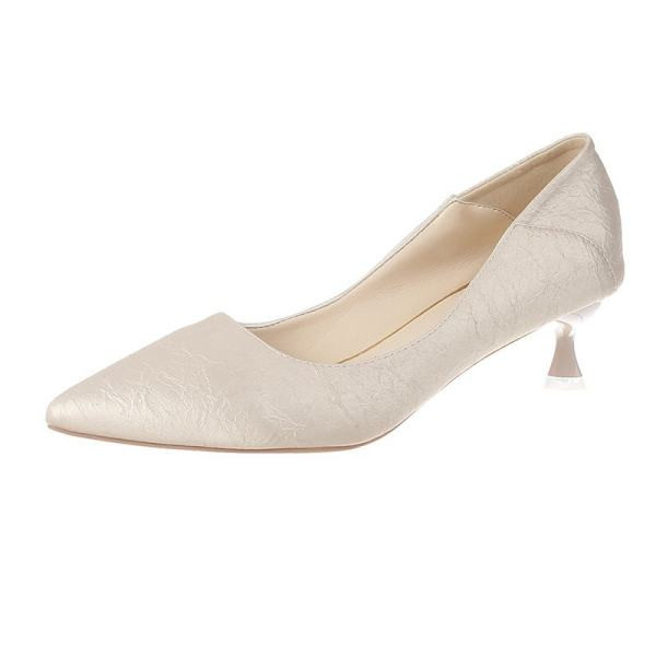 Ženske ležerne kožne cipele - model na špic u tri boje