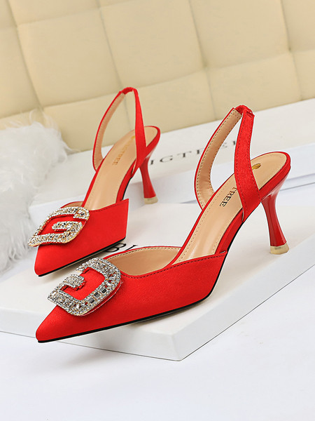 Ženske eko antilop sandale sa metalnim ukrasima i kamenčićima