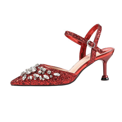 Ženske sandale za priliku s ukrasnim kamenčićima