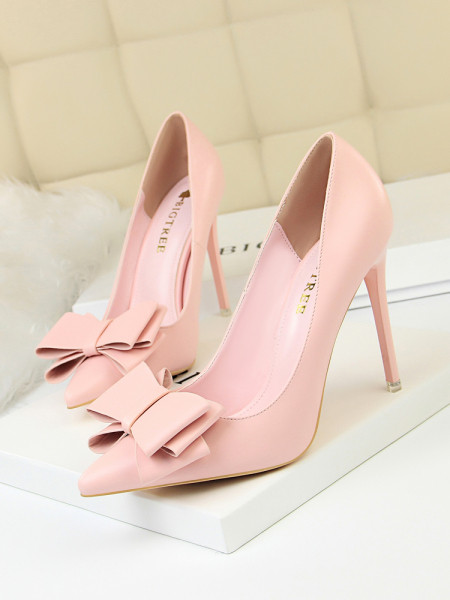 Kožne ženske cipele s trakom i petom od 10,5 cm