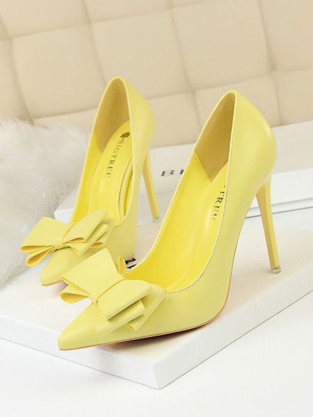 Kožne ženske cipele s trakom i petom od 10,5 cm