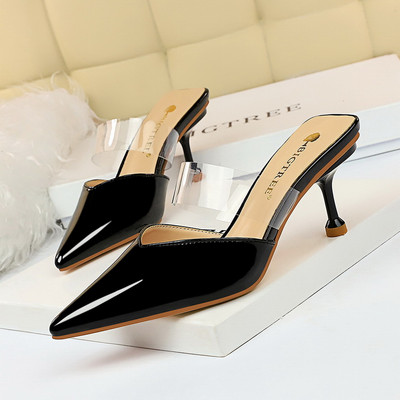 Ženske papuče od eko kože i silikona