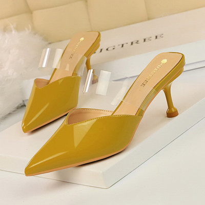 Ženske papuče od eko kože i silikona