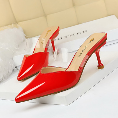 Ženske papuče od eko kože i silikona