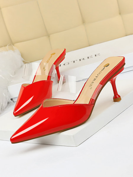 Ženske papuče od eko kože i silikona