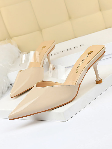 Ženske papuče od eko kože i silikona