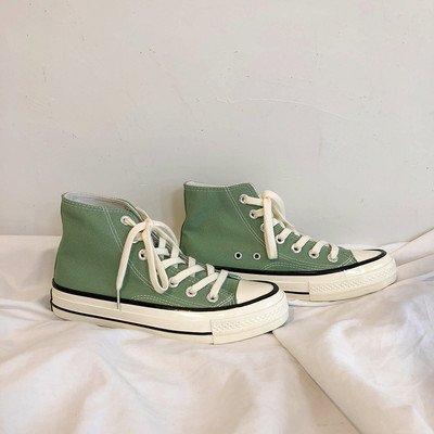 Ležerne ženske platnene tenisice s ravnim potplatom