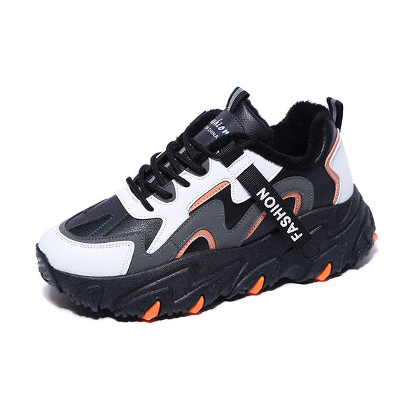 Casual ženske cipele s vezicama i grubim potplatom u tri boje