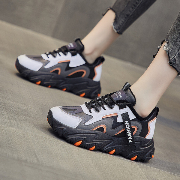 Casual ženske cipele s vezicama i grubim potplatom u tri boje