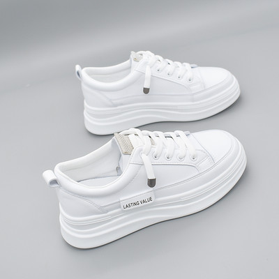 Moderne ženske tenisice od eko kože sa vezicama