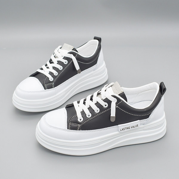 Moderne ženske tenisice od eko kože sa vezicama