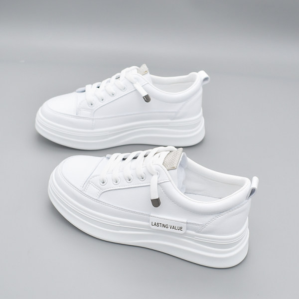 Moderne ženske tenisice od eko kože sa vezicama