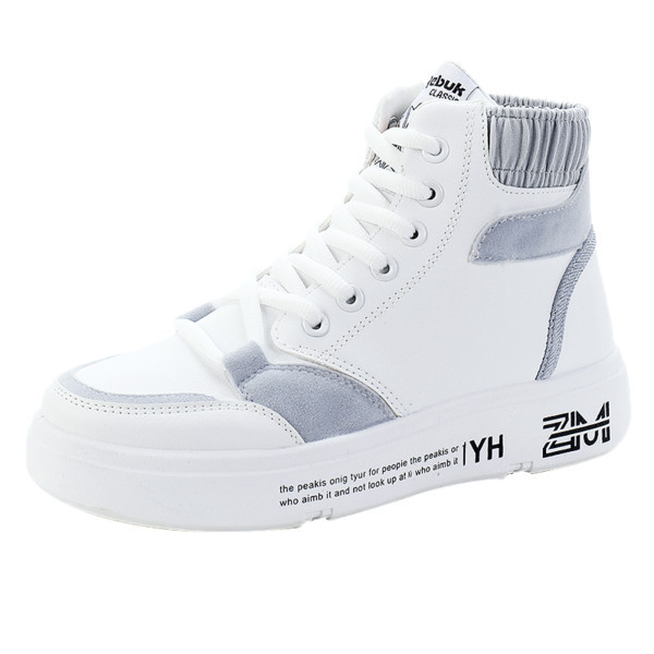 Novi model ženskih visokih tenisica sa vezicama i ravnim đonom