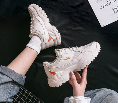 Moderne ženske tenisice od eko kože i eko brušene kože