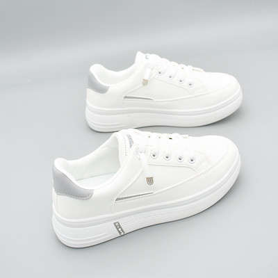 Ležerne ženske kožne tenisice s vezicama